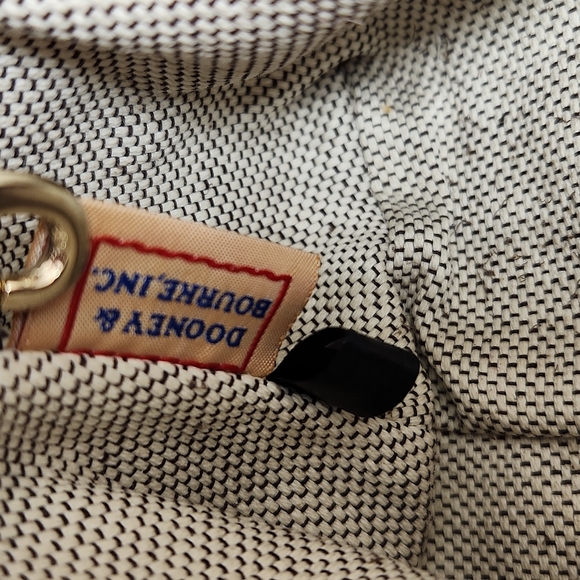 Dooney and Bourke Sued and Leather Satchel - Picture 12 of 16